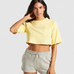 Gymshark boxy cropped sweatshirt